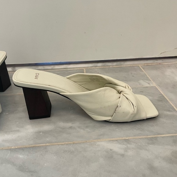 Mango Leather Wrap Sandals - Picture 6 of 7